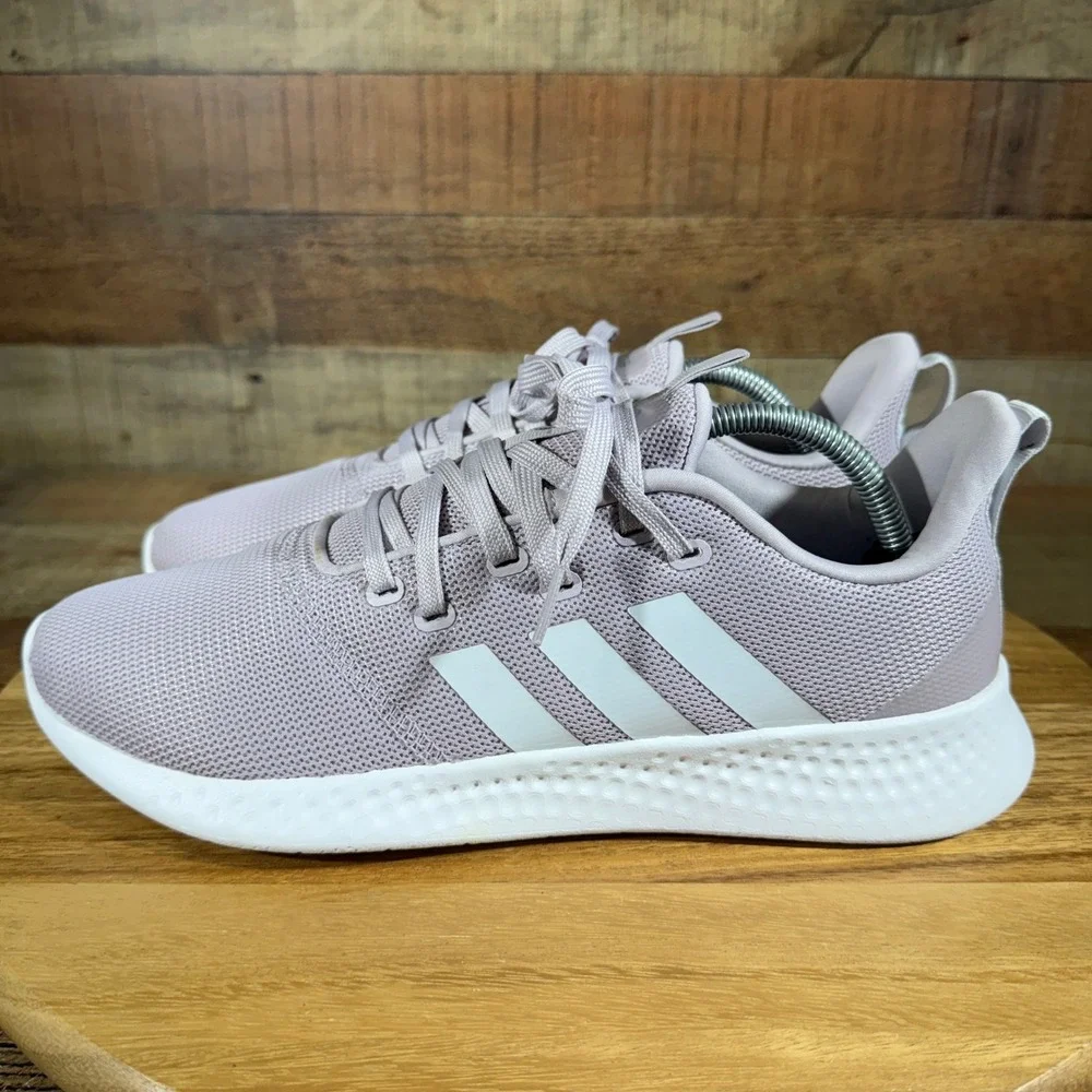 Adidas Sneakers Womens 11 Purple Athletic Shoe Puremotion H00585 Cloudfoam Mesh